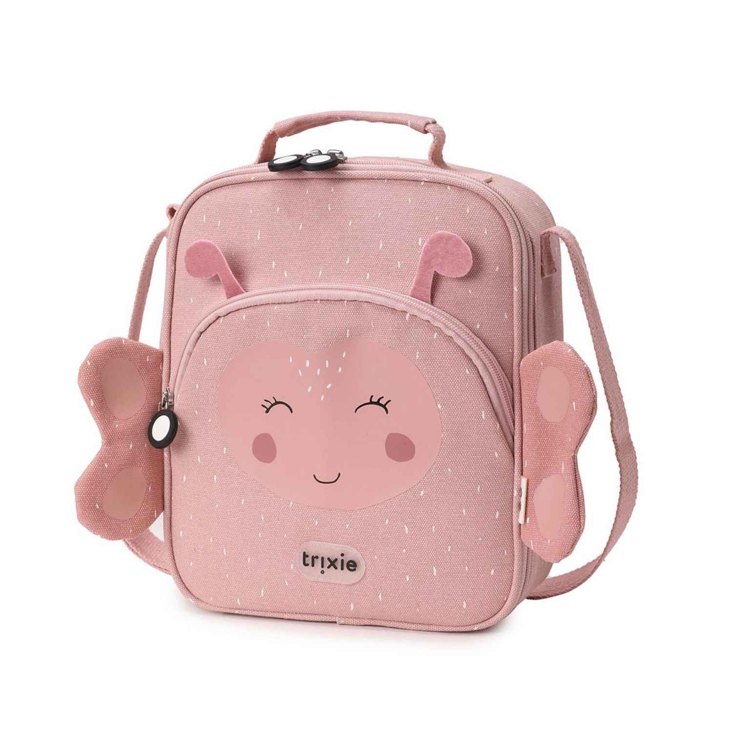 Consigue la bolsa almuerzo térmica Mrs. Butterfly personalizable de Trixie en www.manodesantaoficial.es. Bolsa térmica infantil ideal para mantener la comida fresca en el colegio y excursiones. ¡Personalízala con su nombre!