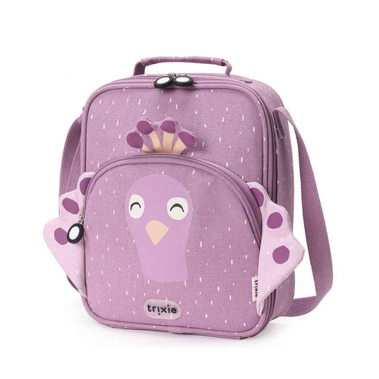 Consigue la bolsa almuerzo térmica Mrs. Peacock personalizable de Trixie en www.manodesantaoficial.es. Bolsa térmica infantil ideal para mantener la comida fresca en el colegio y excursiones. ¡Personalízala con su nombre!