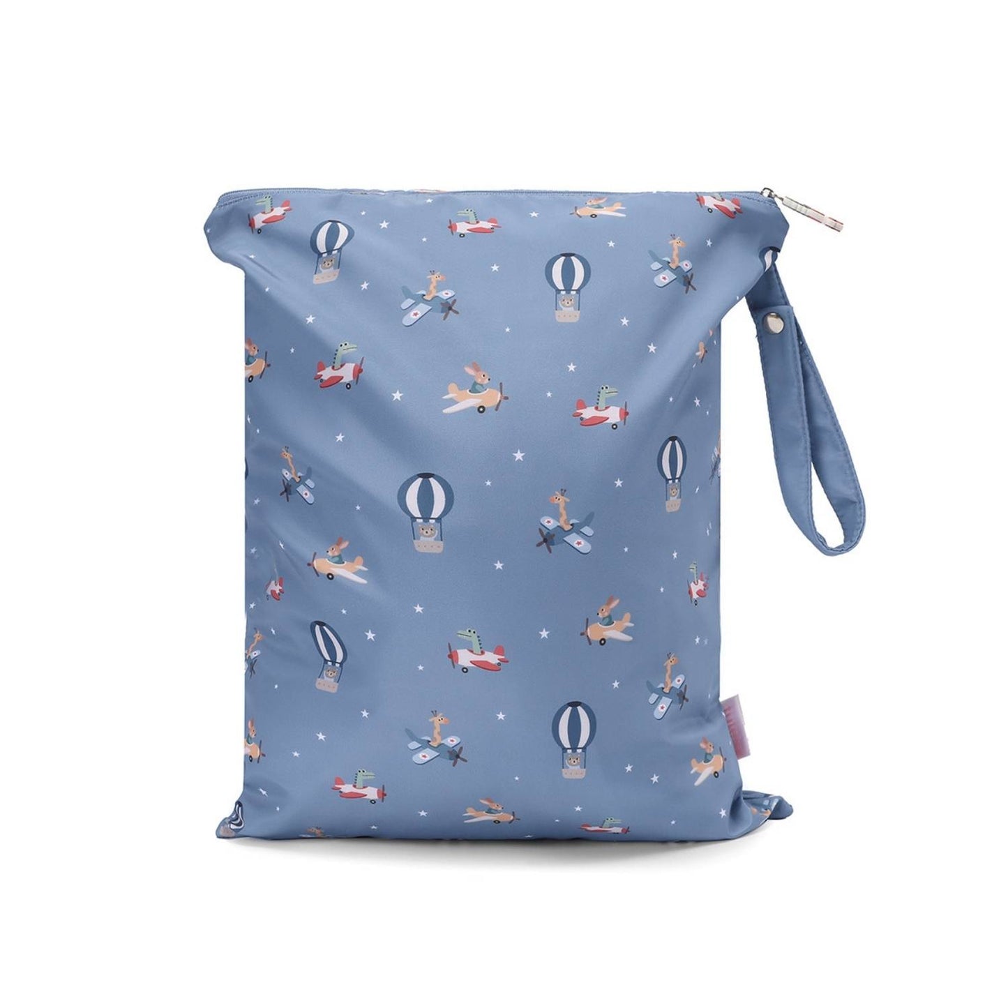 Bolsa Impermeable Pandas in Space de Tutete. Esta bolsa impermeable infantil es el accesorio perfecto para llevar la muda de recambio, la ropa sucia o los trajes de baño mojados de forma higiénica y cómoda.