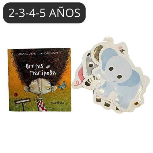 Esta bolsita es todo lo que necesitas: combina un minilibro de la coleccion de imperdibles de Kalandraka con&nbsp; 5 pegatinas reposicionables, creando un detalle único que va más allá del detalle y da la llave de la imaginación