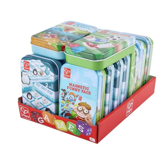  Bolsita de Cumple con Juego Clásico en lata es ese detalle original y divertido que encantará tanto a niños como a padres. Un pequeño tesoro en formato metálico, ideal para regalar en cumpleaños, celebraciones o como detalle especial al final de una fiesta, Y QUE LUEGO RESULTARÁ SUPER PRÁCTICO PARA SALIDAS A COMER FUERA, VIAJES..¡UN ALIADO ANTI PANTALLAS!