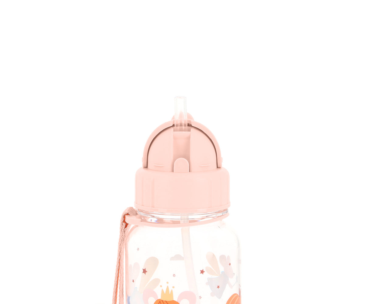 Consigue la botella plástico personalizable Mouse Fairies (Cenicienta) de 500ml en www.manodesantaoficial.es. Botella infantil de Tritán con pajita abatible, libre de BPA y resistente para el colegio. ¡Personalízala con su nombre!