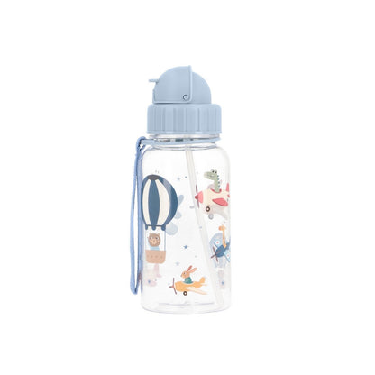 Consigue la botella plástico personalizable Planes (Aviones) de 500ml en www.manodesantaoficial.es. Botella infantil de Tritán con pajita abatible, libre de BPA y resistente para el colegio. ¡Personalízala con su nombre!