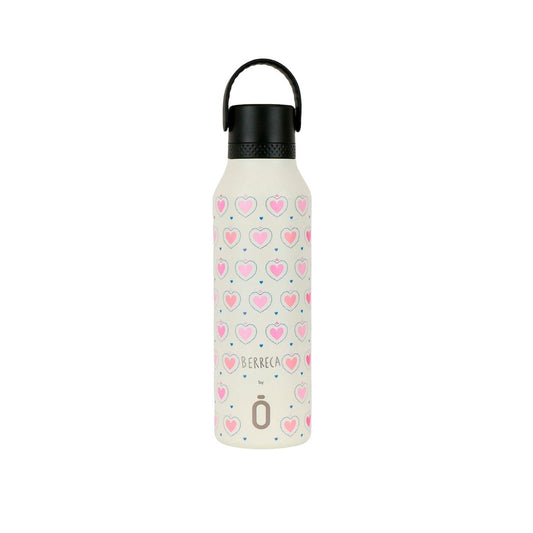 Botella Termo Acero inox Runbott Mii berreca HEARTS 600 ml