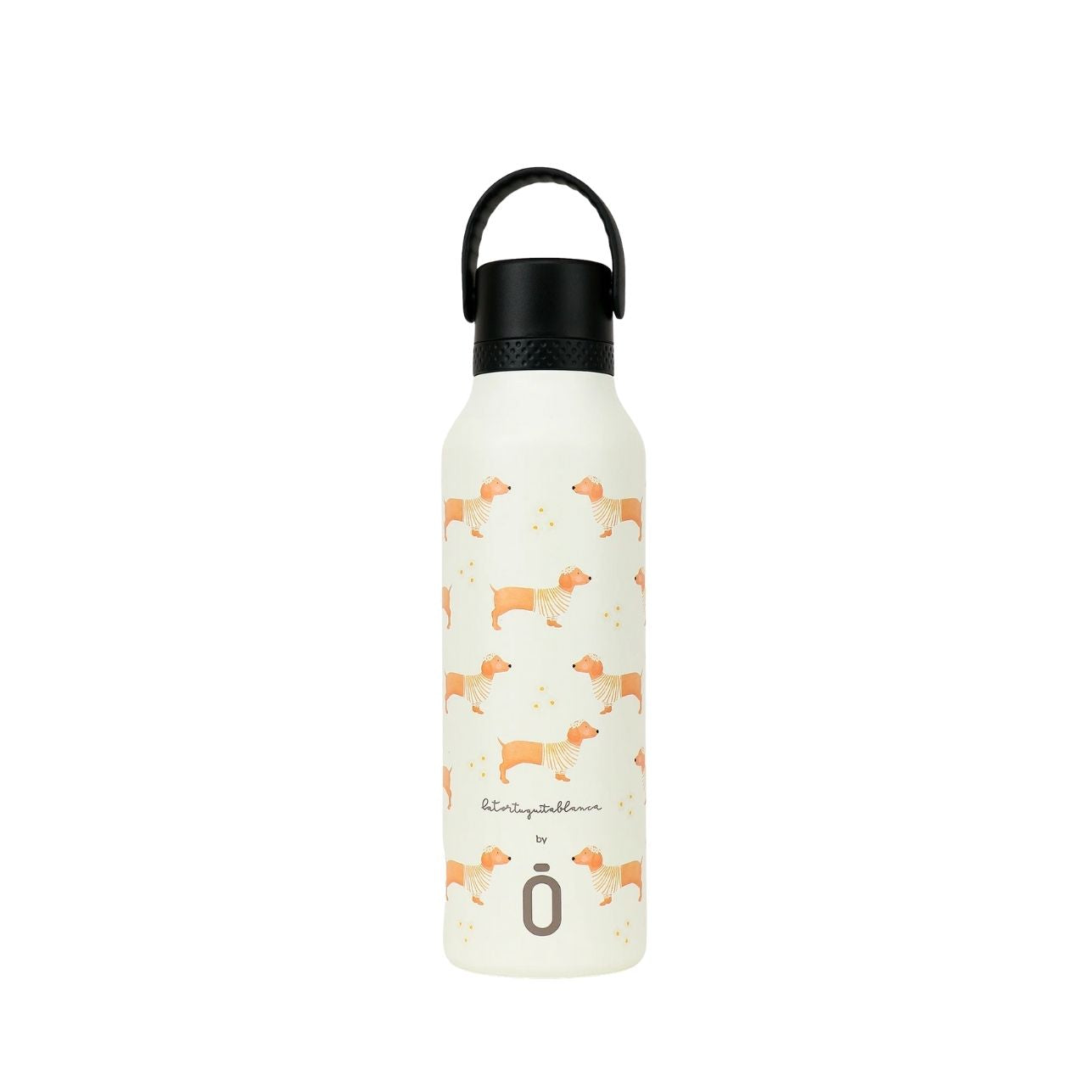 La Runbott Mii DAISY TECKEL –&nbsp;no es solo una botella, ¡es la aliada perfecta para acompañar cada aventura de tus peques! Ya sea en el cole, una excursión o un día en el parque, esta botella térmica de 600 ml combina funcionalidad, diseño y seguridad en un solo producto.

Gracias a su tecnología de aislamiento al vacío, mantiene las bebidas frías hasta 24 horas y calientes hasta 12, sin condensación exterior. ¿Lo mejor? Su innovador sistema EverTaste® con recubrimiento cerámico interior evita sabores me