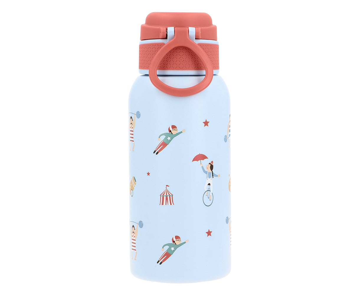 Botella de Acero Térmica Circus Show (Circo) 500ml: ¡Bebidas frescas en cada aventura!

✈️ Diseño alegre y aventurero: Estampado CIrcus Show (Circo) , a juego con la colección escolar favorita de los peques. Boquilla ergonómica aprobada por odontopediatras.