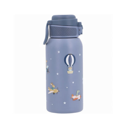 Consigue la botella de acero térmica Planes (Aviones) de 500ml en www.manodesantaoficial.es. Botella térmica infantil de acero inoxidable, hermética y resistente para el colegio y excursiones.