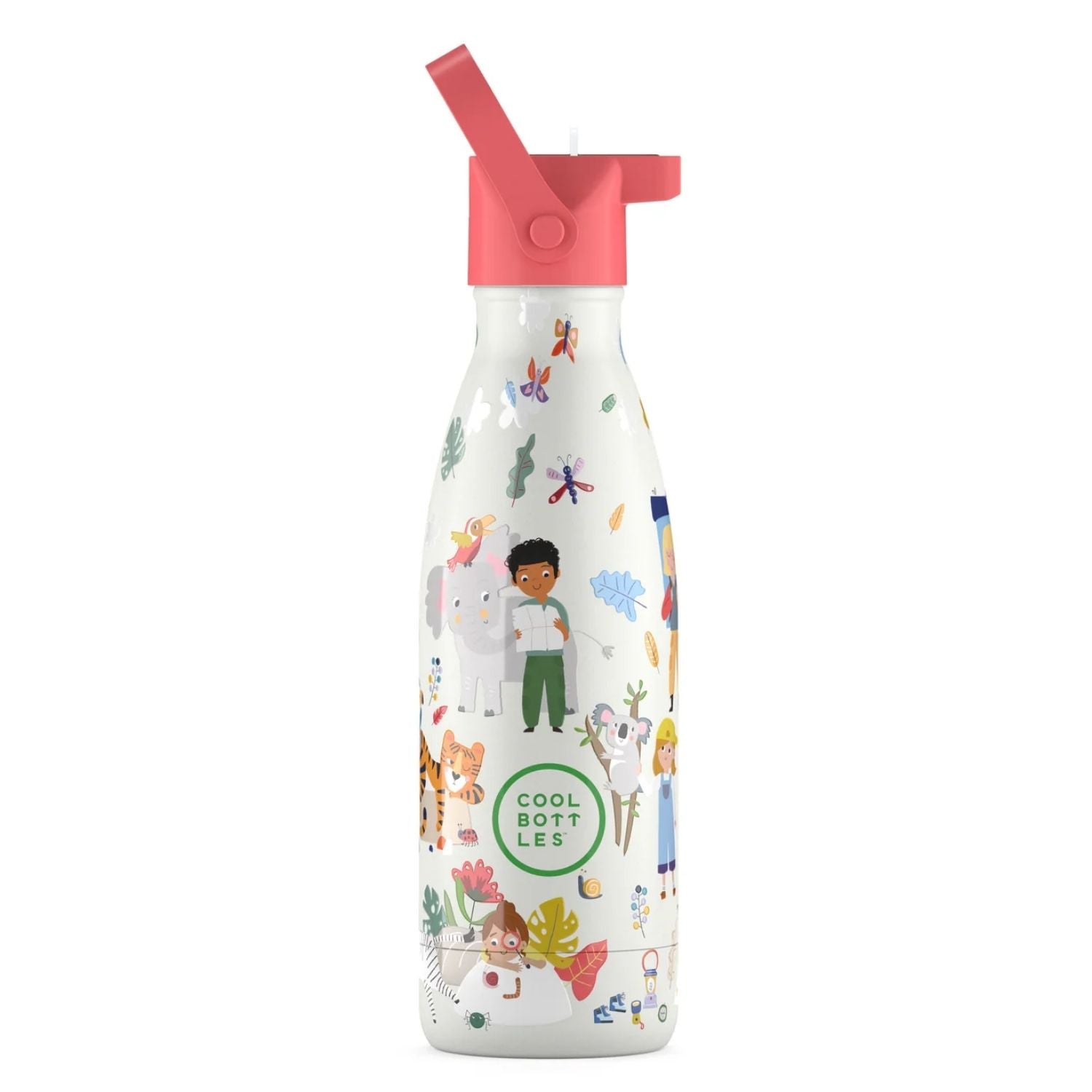The Bottles Kids 350ml Curious Explorers: Hidratación mágica y resistente

👑 Diseño en Relieve: Tacto 3D con ilustraciones de divertidos niños curiosos y sus compañeros animales para una experiencia sensorial única.

🔥 Triple Cool™ Technology: Mantiene el agua fría hasta 36 horas y las bebidas calientes durante 18 horas.

🛡️ Máxima Seguridad: Acero inoxidable 18/8 de grado alimenticio, libre de BPA, ftalatos y toxinas.