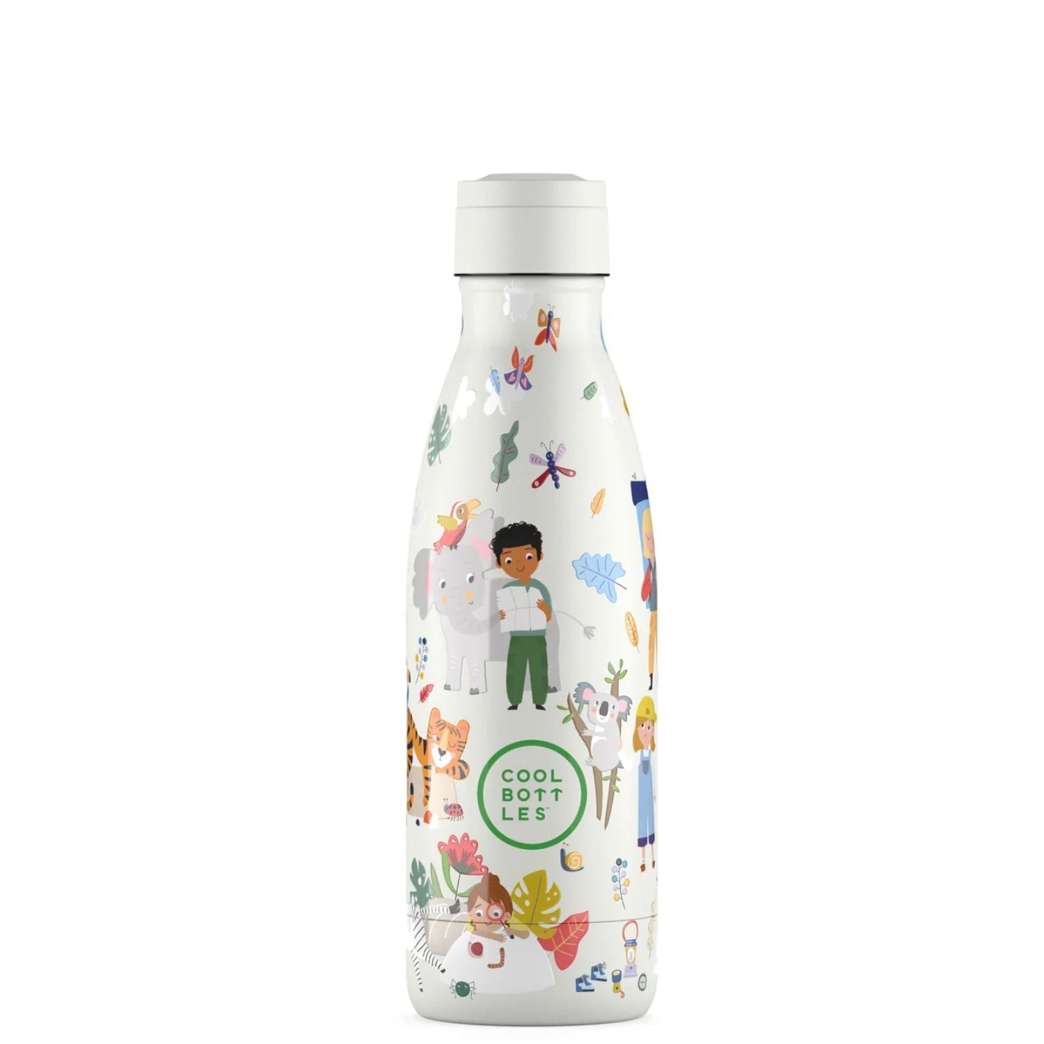 The Bottles Kids 350ml Curious Explorers: Hidratación mágica y resistente

👑 Diseño en Relieve: Tacto 3D con ilustraciones de divertidos niños curiosos y sus compañeros animales para una experiencia sensorial única.

🔥 Triple Cool™ Technology: Mantiene el agua fría hasta 36 horas y las bebidas calientes durante 18 horas.

🛡️ Máxima Seguridad: Acero inoxidable 18/8 de grado alimenticio, libre de BPA, ftalatos y toxinas.