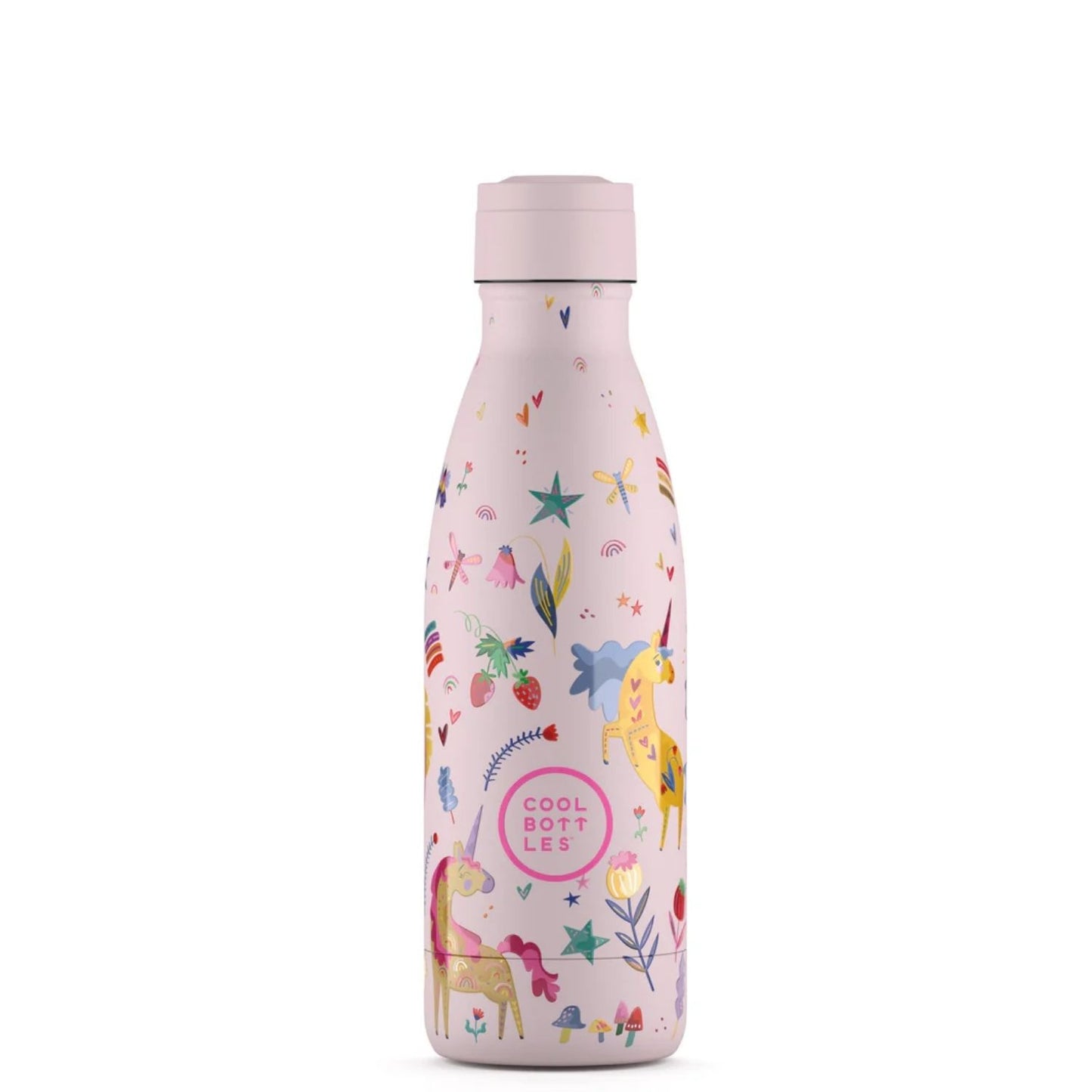 The Bottles Kids 350ml Funny Unicorn: Hidratación mágica y resistente

👑 Diseño en Relieve: Tacto 3D con ilustraciones de unicornios para una experiencia sensorial única.

🔥 Triple Cool™ Technology: Mantiene el agua fría hasta 36 horas y las bebidas calientes durante 18 horas.

🛡️ Máxima Seguridad: Acero inoxidable 18/8 de grado alimenticio, libre de BPA, ftalatos y toxinas.