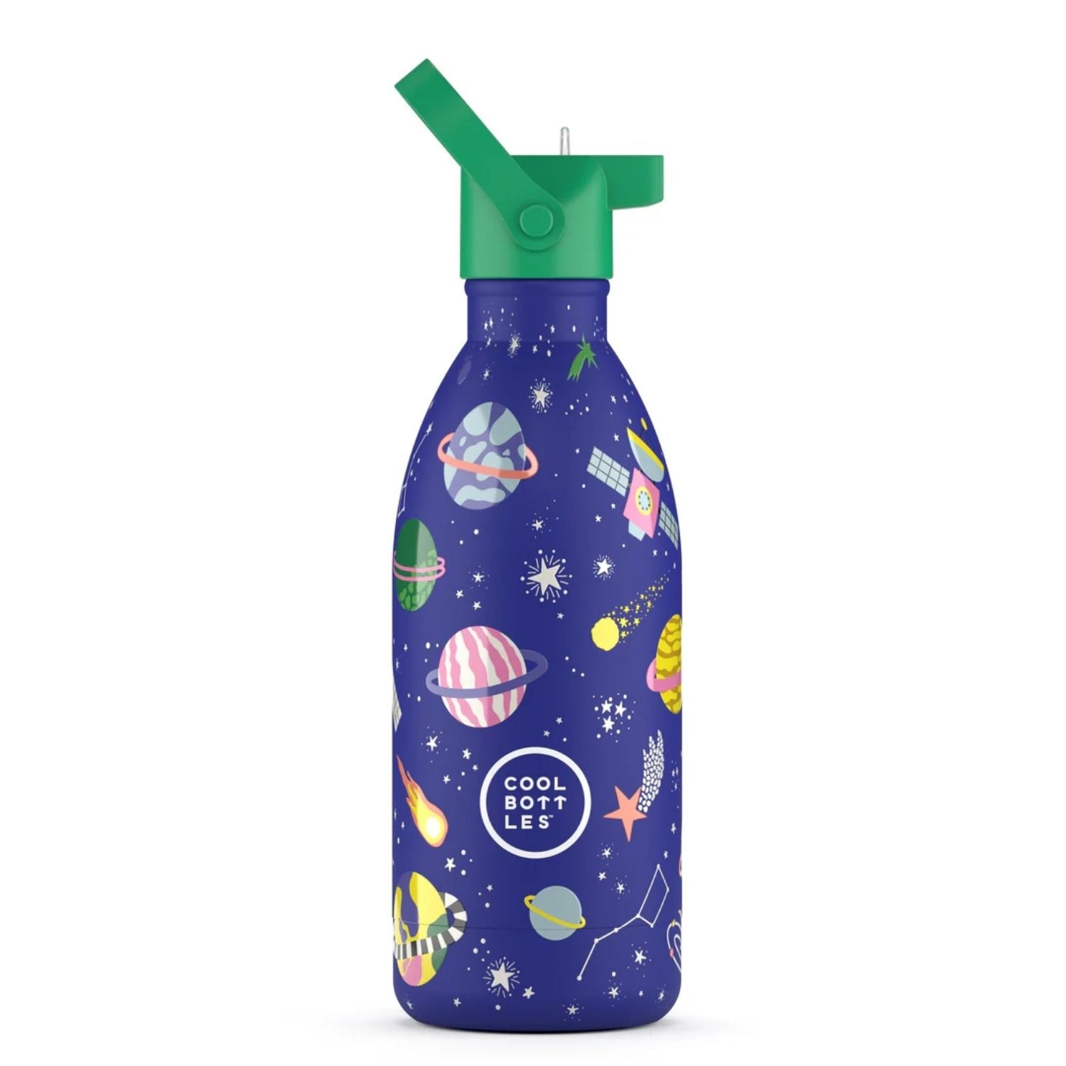 The Bottles Kids 500ml Stellar Journey: Explorando nuevas galaxias
🌌 Viaje Estelar: Diseño épico con motivos espaciales y acabado en relieve 3D que facilita el agarre y estimula el tacto.

🥤 Flexibilidad Total: Incluye dos tapones (uno con pajita y otro de rosca) para adaptarse a cualquier ritmo de actividad.

❄️ Triple Cool™ Technology: Rendimiento térmico de alto nivel que conserva el frío durante 36 horas y el calor por 18 horas.

¡Alcanza las estrellas con la botella Stellar Journey de 500 ml! Esta ev