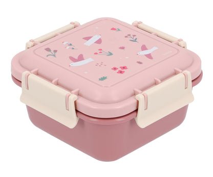 Caja de Almuerzo Grande Planes (Aviones). Este portameriendas infantil cuenta con una gran capacidad de 780ml, idónea para transportar sándwiches, frutas o snacks saludables bien protegidos en la mochila escolar o en las excursiones. Su tapa hermética evita aperturas accidentales, manteniendo la comida fresca durante todo el día.