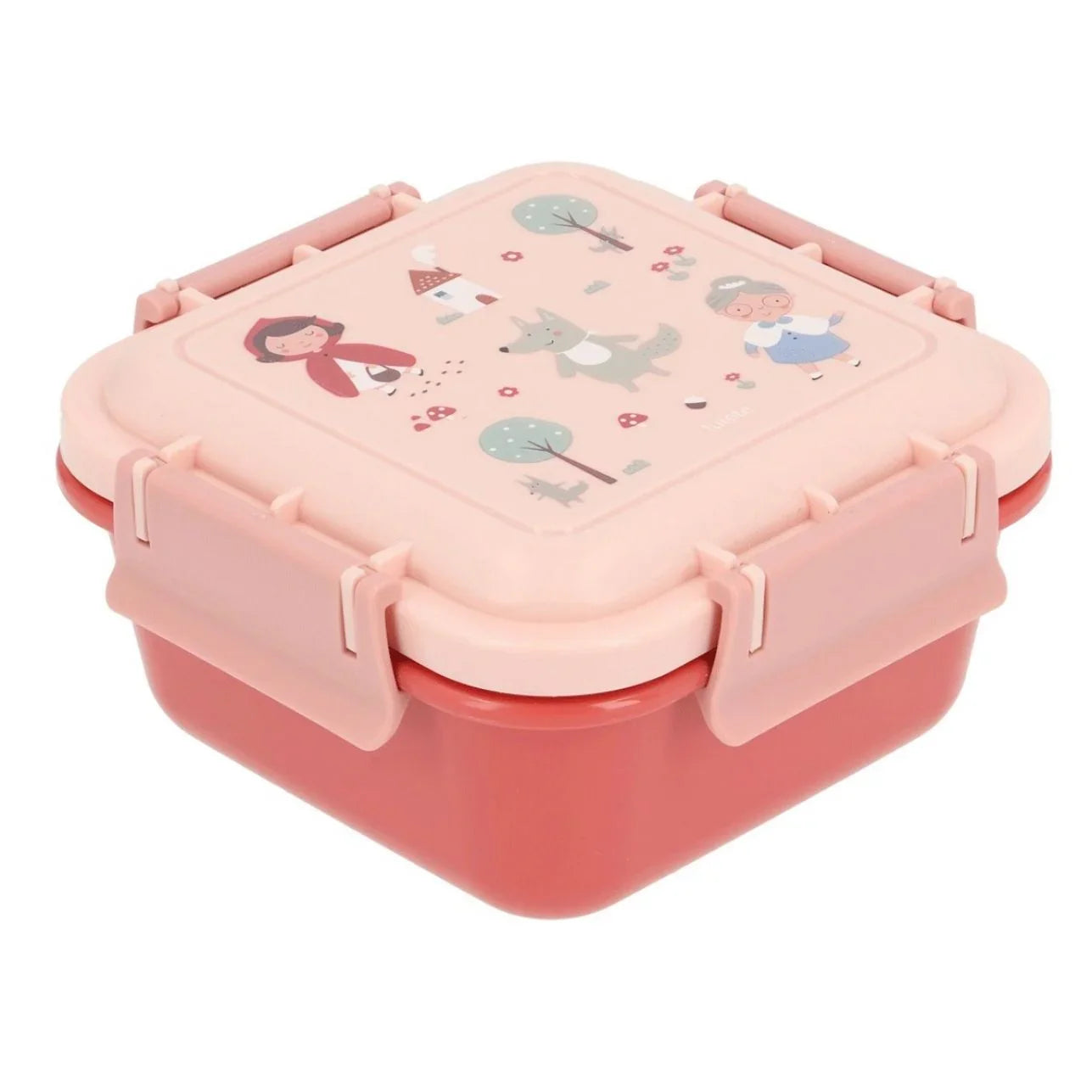 La Caja Almuerzo infantil Grande Caperucita es perfecta para ti! Esta caja cuenta con una sorprendente ilustración del clásico cuento con dibujos muy molones en la tapa y tiene capacidad suficiente para snacks, frutas o tentempiés saludables.


Además, se cierra con facilidad gracias a sus cuatro puntos de presión,