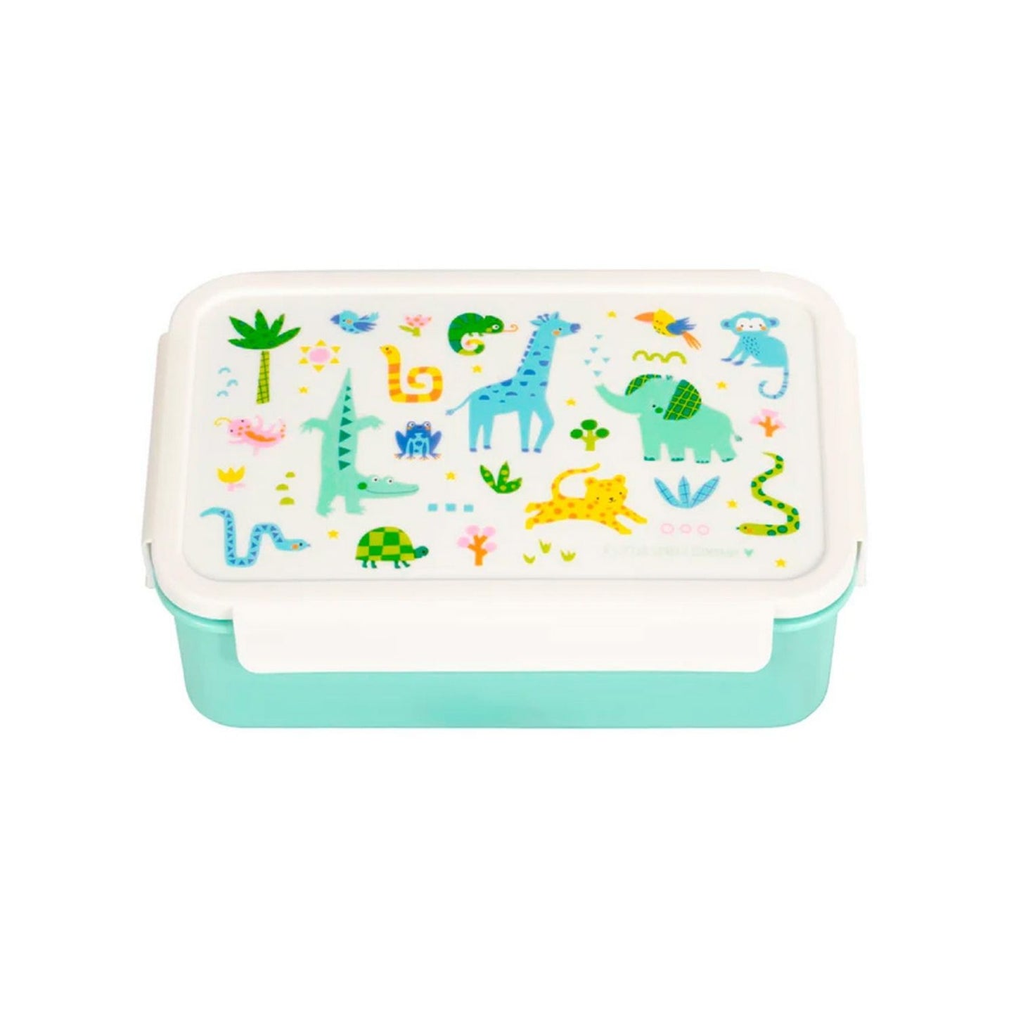 Comprar caja de almuerzo Bento Jungle A Little Lovely Company en www.manodesantaoficial.es. Hermética, con compartimentos y libre de BPA. ¡Envío rápido!
