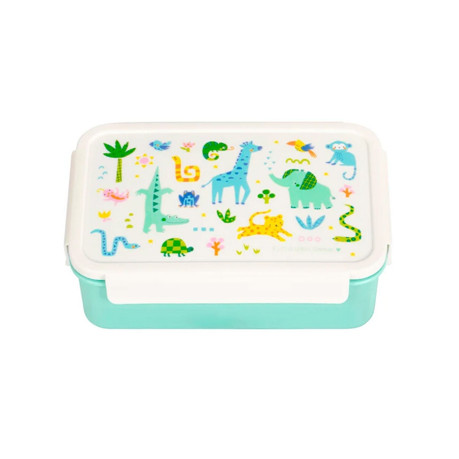 Comprar caja de almuerzo Bento Jungle A Little Lovely Company en www.manodesantaoficial.es. Hermética, con compartimentos y libre de BPA. ¡Envío rápido!