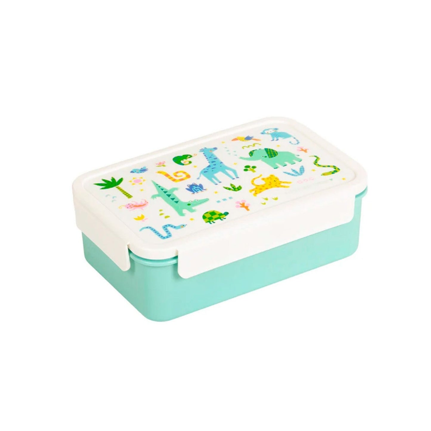 Comprar caja de almuerzo Bento Jungle A Little Lovely Company en www.manodesantaoficial.es. Hermética, con compartimentos y libre de BPA. ¡Envío rápido!