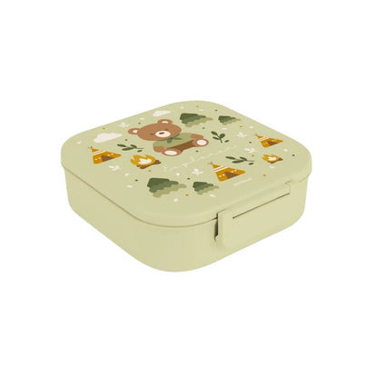 Fiambrera grande Lunchbox Explorer Miniland (1200 ml). Con 4 compartimentos herméticos, libre de BPA y apta para lavavajillas. ¡Ideal para la comida del cole!