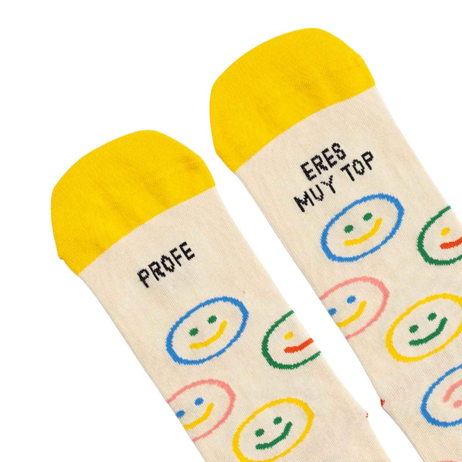 CALCETINES "PROFE, eres muy TOP": El regalo con más pasos de cariño

🍎 Reconocimiento con Estilo: El detalle perfecto para esos profesores que dejan huella y se merecen todo el agradecimiento del mundo.

🧶 Algodón de Máxima Calidad: Tejidos en Valencia con un mínimo de 75% de algodón, garantizando suavidad, frescura y una comodidad superior.
