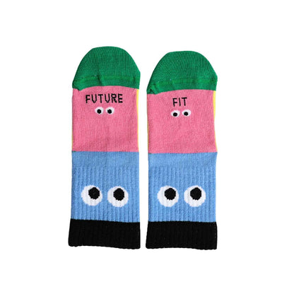 Descubre los calcetines infantiles Mini Fit de Mano de Santa. Algodón premium certificado, mensajes tejidos y diseños divertidos fabricados en España para todas las edades.