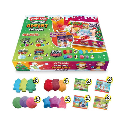 Calendario de Adviento Sensorial – Zimpli Kids 🎄
Edad recomendada: A partir de 3 años
Piezas: 24 actividades sensoriales