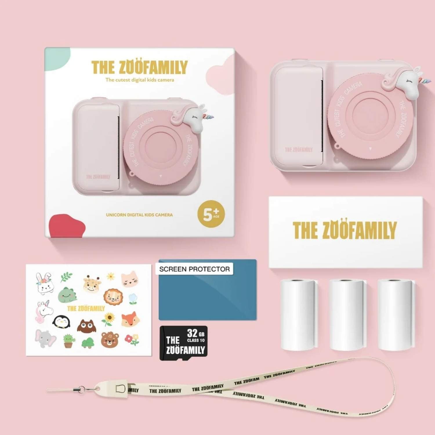 Cámara Digital de Impresión Instantánea Unicornio(48MP, Sin Tinta)

La&nbsp;Cámara Digital de Impresión Instantánea es la herramienta ideal para la creatividad. Permite a los niños capturar, grabar e imprimir fotos al instante en papel térmico, sin necesidad de costosos cartuchos ni de esperar a que se sequen.