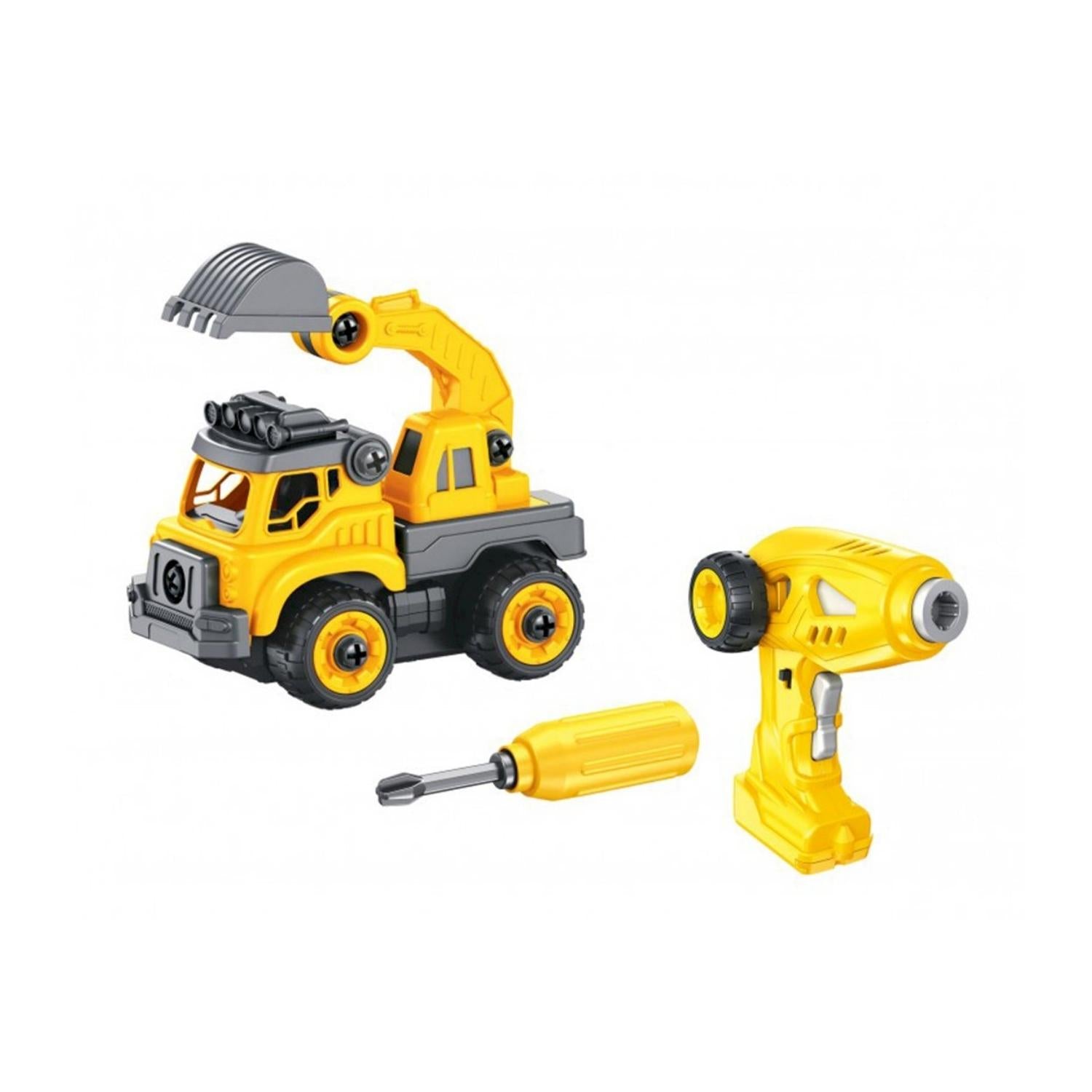  Camión de Construcción Teledirigido Buki (2 en 1)

El&nbsp;Camión de Construcción Buki es un kit de montaje que se convierte en un juguete teledirigido. Usa el destornillador incluido para construir dos modelos y, después, ¡transfórmalo en el mando a distancia! 