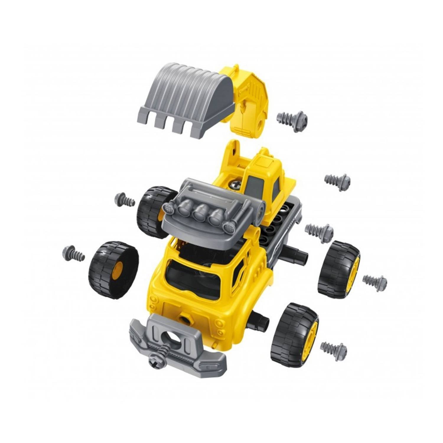  Camión de Construcción Teledirigido Buki (2 en 1)

El&nbsp;Camión de Construcción Buki es un kit de montaje que se convierte en un juguete teledirigido. Usa el destornillador incluido para construir dos modelos y, después, ¡transfórmalo en el mando a distancia! 