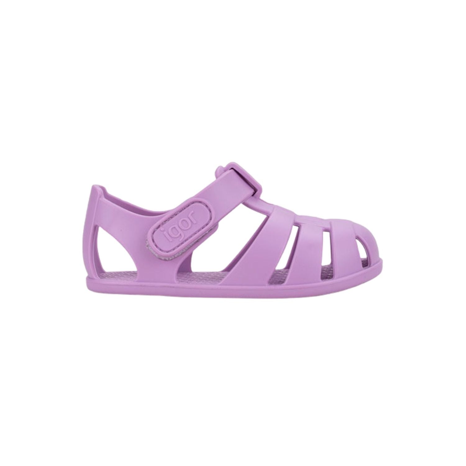 Cangrejeras BAREFOOT RESPETUOSA Solid Malva de Igor! Fabricadas en España con un mínimo del 50% de plástico PVC libre de BPA y ftalatos, son muy blanditas, cómodas y de alta calidad. ¡Por fin un modelos de inspiración Barefoot para nuestras cangrejeras favoritas!