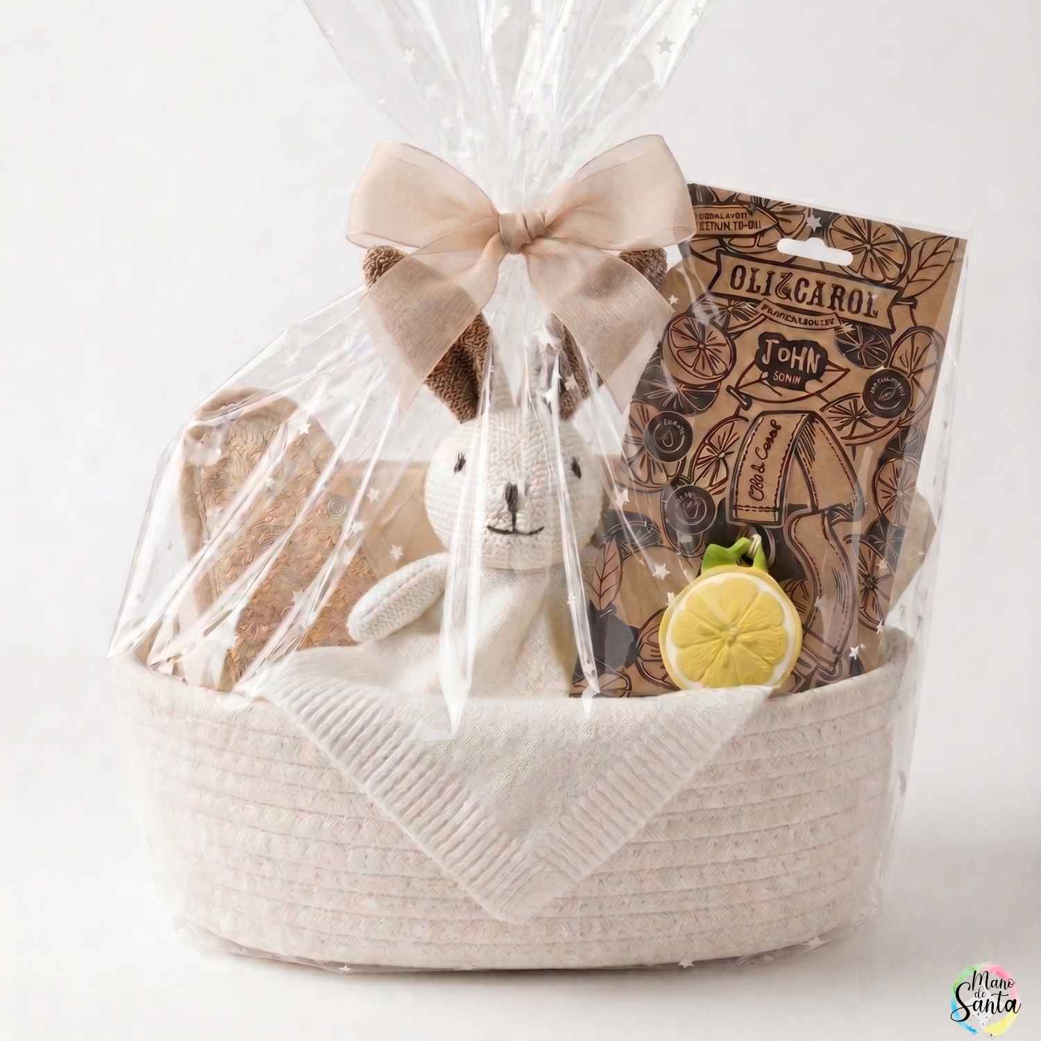 Cesta de regalo premium para recién nacido. El detalle corporativo ideal para empresas y clínicas wellness que buscan un obsequio exclusivo, artesanal y sostenible. CESTA DE RECIEN NACIDO CALIDAD A PRECIO MUY COMPETITIVO