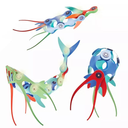 Clixo  Pack 24 piezas Ocean Creatures figuras