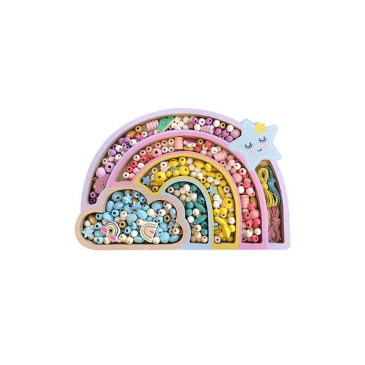 Cofre de Madera con Perlas – Arcoiris&nbsp; – Sycomore
Edad recomendada: A partir de 4 años
Dimensiones: &nbsp;22,5 x 15 x 2 cm
Piezas: 400 perlas + 5 metros de hilo + bolsita de tela