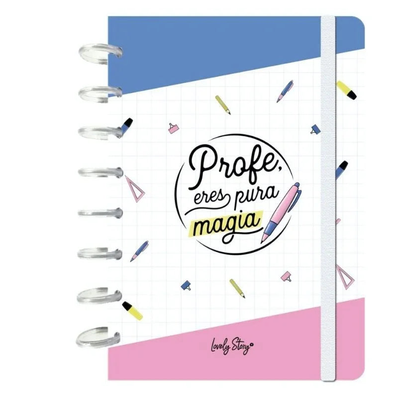 Con su encuadernación de discos, permite añadir, quitar y reorganizar hojas con total facilidad. ¿Cambió de opinión? ¿Necesita hacer ajustes? No hay problema, este cuaderno se adapta a su ritmo.