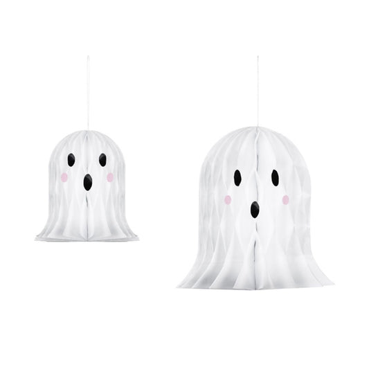 Decoración Fantasma de Papel – Blanco (20 y 30 cm)
Incluye: 2 figuras de fantasmas de papel (1 de 20 cm y 1 de 30 cm aprox.)
Color: Blanco
Montaje: Con clip (fácil de montar y desmontar)
Producto reutilizable