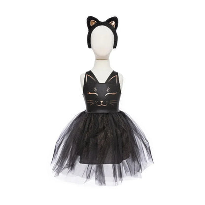Disfraz Vestido Gato Glam ✨🐱

Edad recomendada: A partir de 4 años&nbsp; (TALLA 5-6 años, pero sirve desde 4 a 6 años)
Incluye: 1 vestido + 1 diadema con orejas de gato
Materiales: Tejidos suaves con detalles termosellados
Cuidados: Lavado a máquina en ciclo suave con agua fría. No usar blanqueador. Secar al aire. Planchar a baja temperatura.