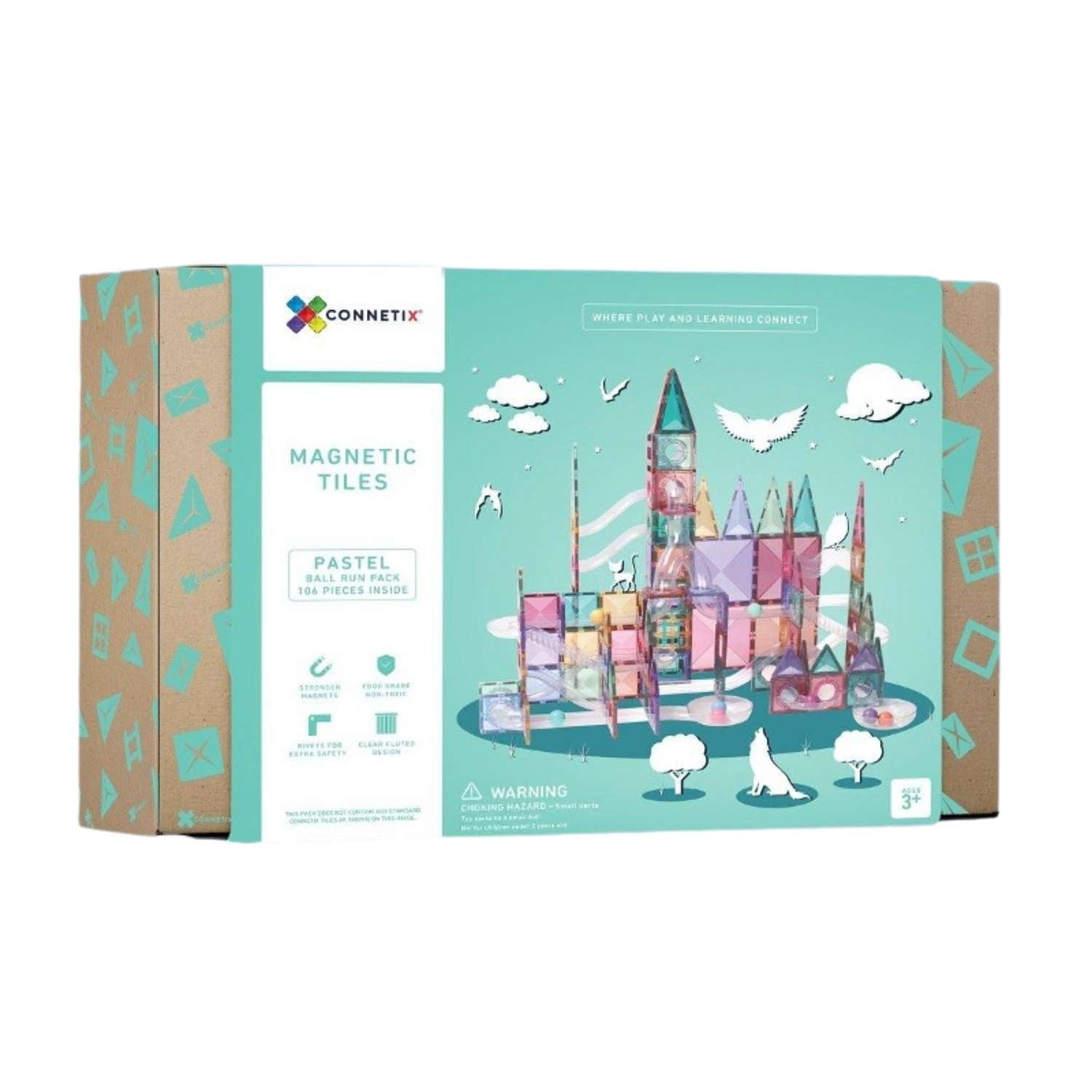 El&nbsp;Pack de Tobogán Connetix de 106 piezas es el set de ingeniería y construcción magnética más avanzado. Con nuevos componentes y suaves tonos pastel, desafía la gravedad y fomenta el pensamiento lógico desde los 3 años.


106 Piezas Únicas: Incluye piezas Novedosas (Espiral, X, Doble Tazón) para recorridos de canicas sofisticados y giros inesperados.

Exploración STEM: El juego ideal para aprender sobre la gravedad, el movimiento y desarrollar habilidades de ingeniería.

Tonos Pastel Exclusivos: Diseñ