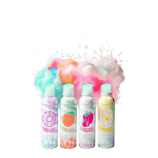 Sumérgete en una nube de suavidad con la mousse de ducha de Donuts INUWET. Su textura tipo chantilly hace que ducharse sea un placer esponjoso, mientras que el aloe vera y la glicerina cuidan e hidratan tu piel. Con más del 92 % de ingredientes naturales, es vegana, fabricada en Francia y apta para toda la familia desde los 3 años. ¡Dale a tu piel un baño de ternura y un aroma delicioso! Espuma de ducha aroma Donuts Inuwet.