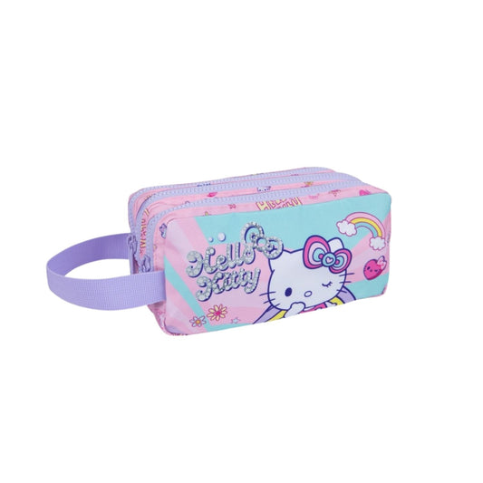 Estuche escolar triple Primus CoolPack (23x11x6 cm). Con 3 compartimentos de cremallera, tejido resistente y gran capacidad. ¡Organiza tu vuelta al cole!