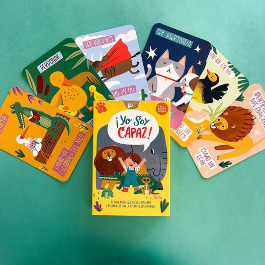 Kit 30 Tarjetas flashcard habilidades sociales YO SOY CAPAZ