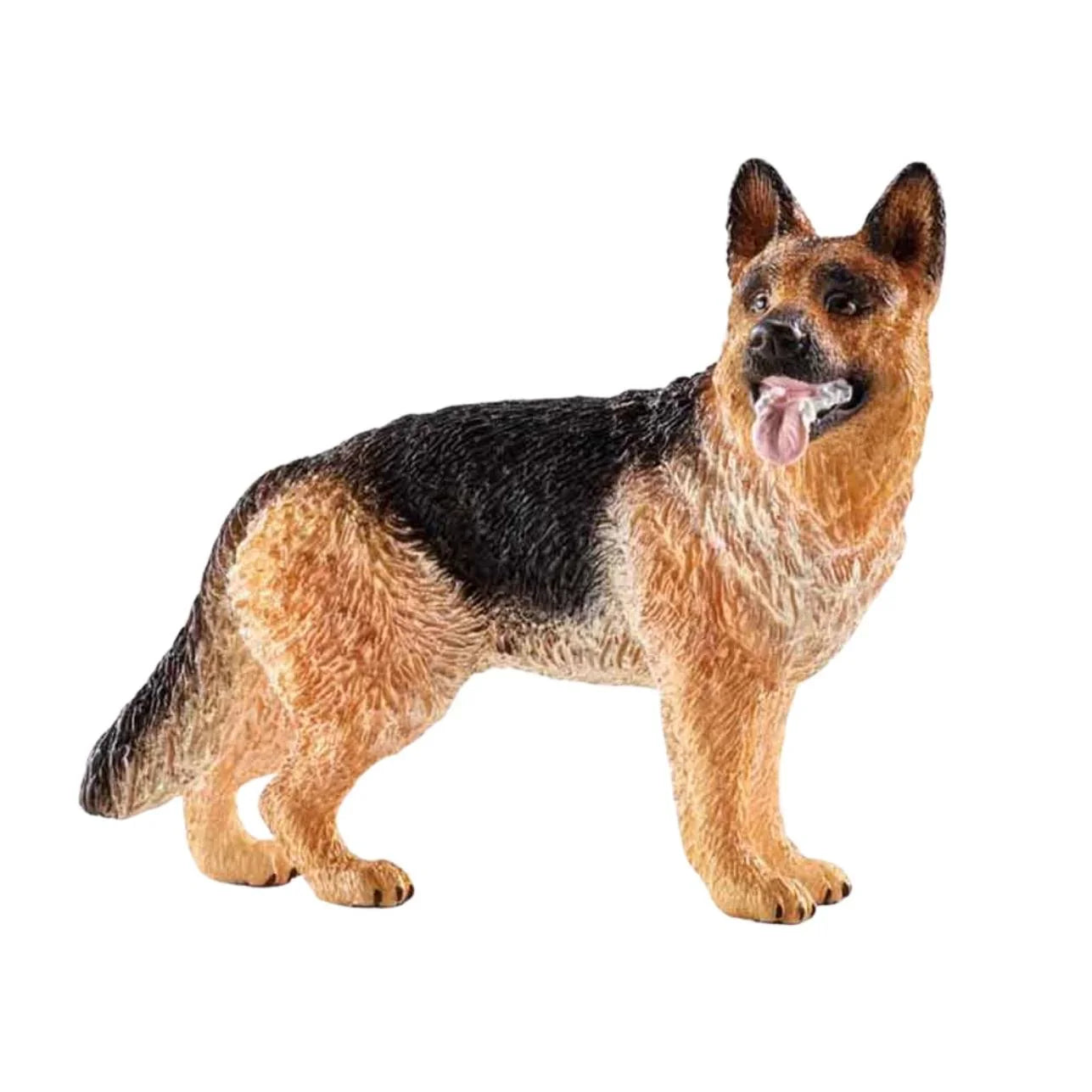 ¡Valiente, leal y lleno de energía! El pastor alemán de Schleich® es una figura imprescindible para quienes admiran a este perro inteligente y versátil. Criado originalmente para el pastoreo, hoy en día es uno de los perros más completos: guía, policía, rescatista… ¡y también un compañero increíble para la familia!