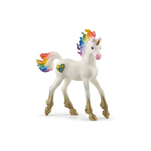 Figura animales Schleich Unicornio arcoíris Potro  (70727)