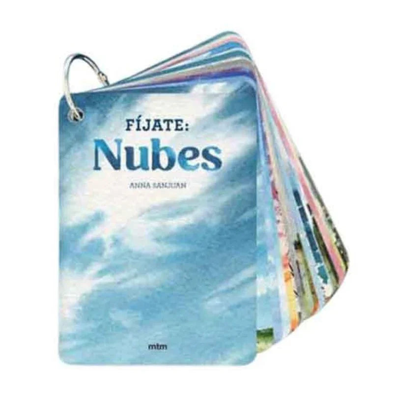 Fíjate Nubes es una guía visual práctica y encantadora que enseña a grandes y pequeños a identificar los distintos tipos de nubes de forma sencilla, gracias a sus ilustraciones en acuarela y explicaciones claras. Un recurso educativo ideal para despertar la curiosidad, fomentar la observación consciente y conectar con la naturaleza en familia.