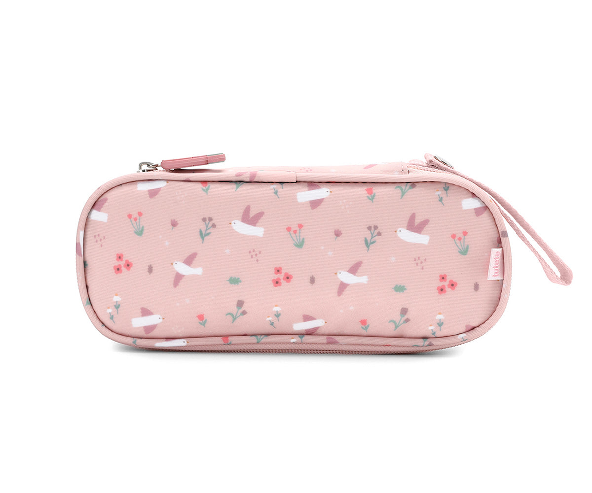 Compra la Funda Almuerzo Térmica Blossom birds de Tutete personalizable. Bolsa térmica infantil ecológica, impermeable y perfecta para el colegio.