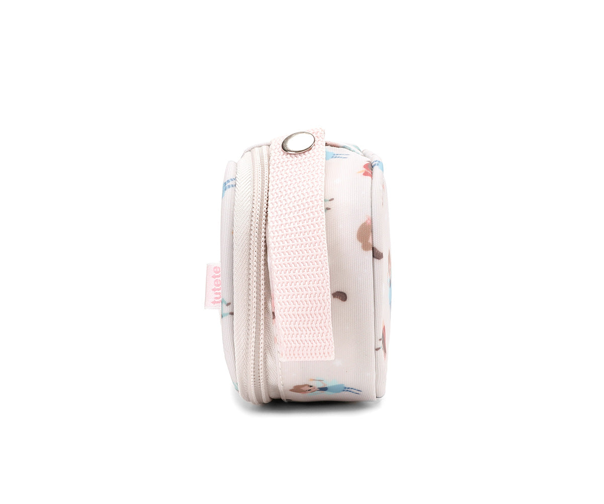Compra la Funda Almuerzo Térmica Wooden Boy de Tutete personalizable. Bolsa térmica infantil ecológica, impermeable y perfecta para el colegio.