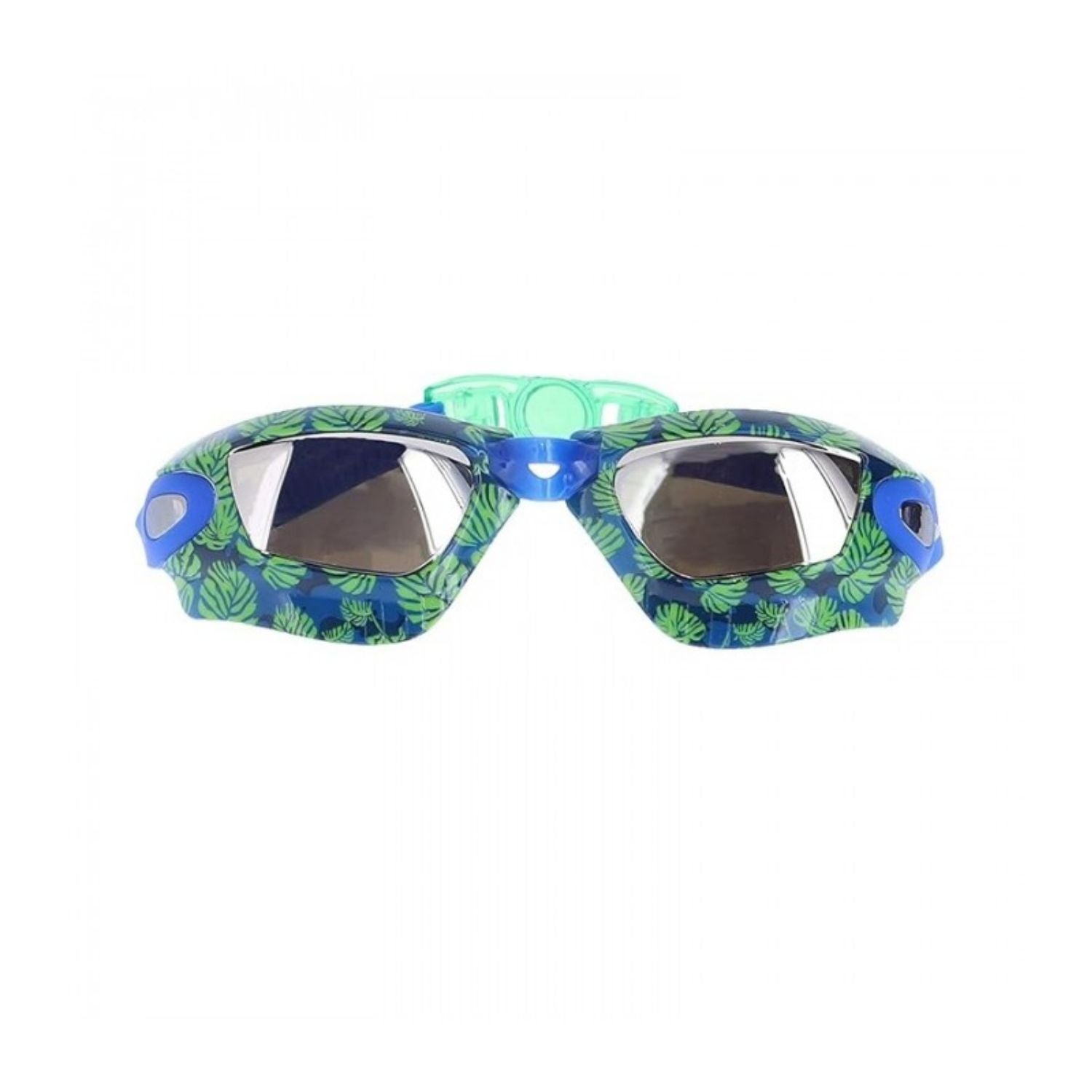 Gafas de natación infantiles Rain Forest Bahama Mama Blue de Bling2o. Diseño tropical, protección UV y lentes antivaho. ¡Estilo y confort bajo el agua en www.manodesantaoficial.es!
