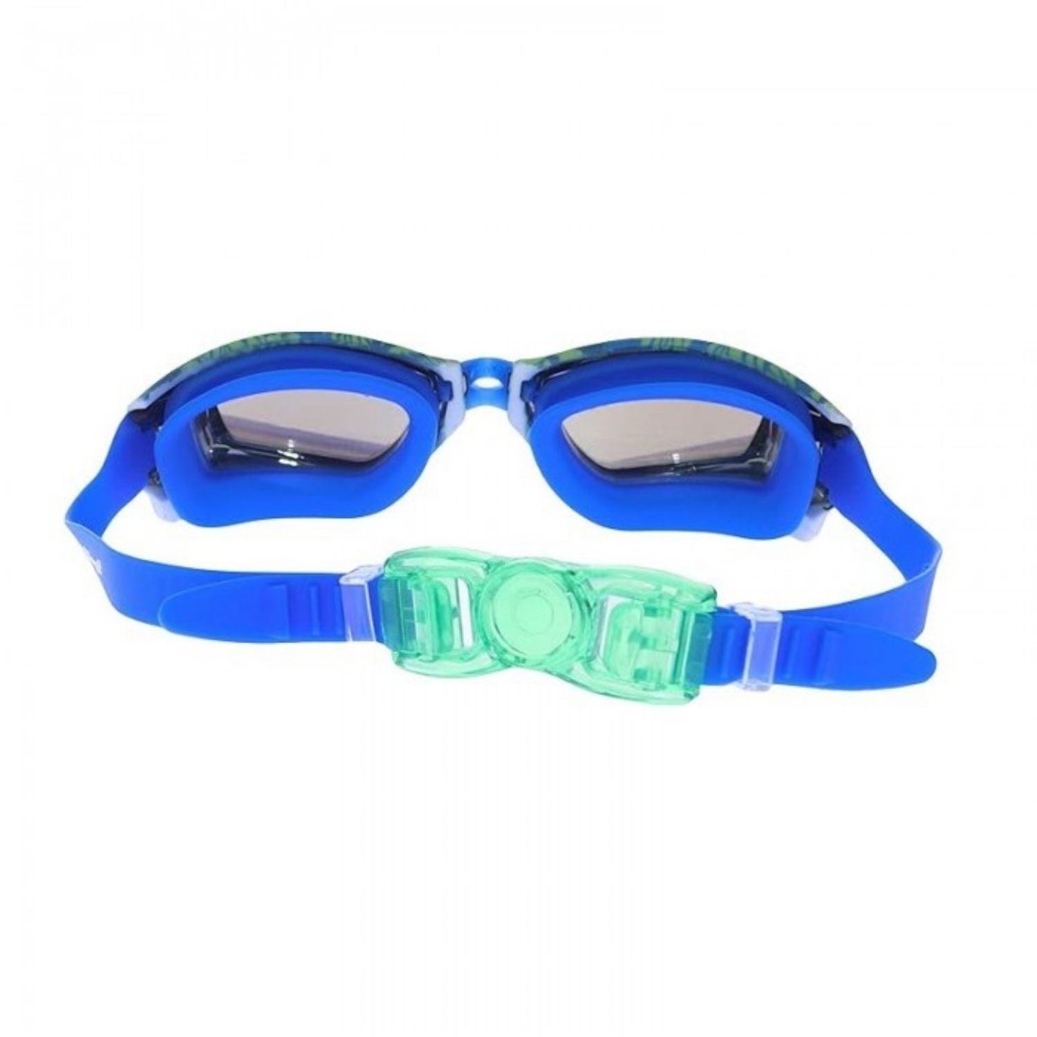 Gafas de natación infantiles Rain Forest Bahama Mama Blue de Bling2o. Diseño tropical, protección UV y lentes antivaho. ¡Estilo y confort bajo el agua en www.manodesantaoficial.es!