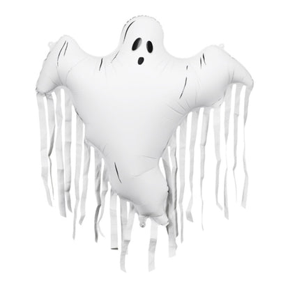 👻 Globo Metalizado Fantasma con Flecos – 93 x 86 cm
Incluye: 1 globo + 1 pajita para inflado
Medidas aproximadas: