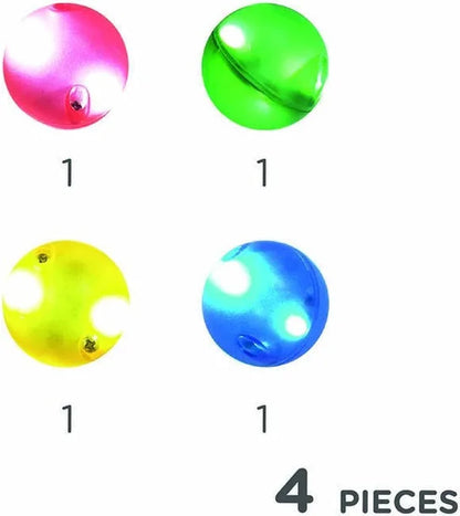 Pack 4 Bolas luminosas para toboganes magnéticos