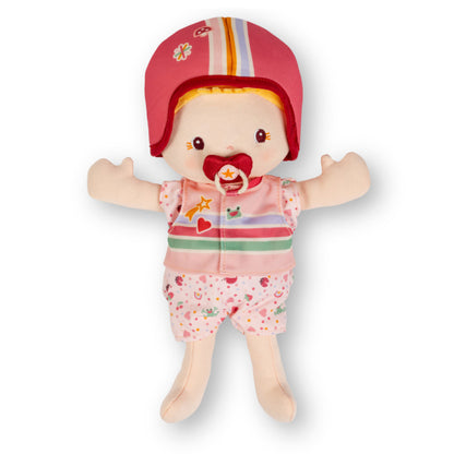 Muñeca de tela Lena y asiento de bicicleta
LILLIPUTIENS