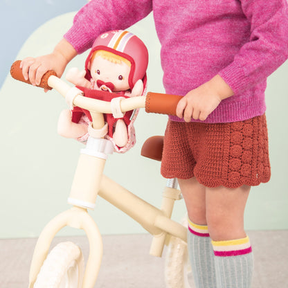 Muñeca de tela Lena y asiento de bicicleta
LILLIPUTIENS