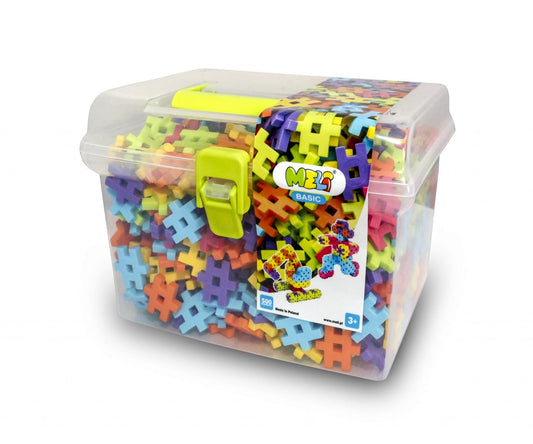 Bloques Meli basic 500 piezas travel box